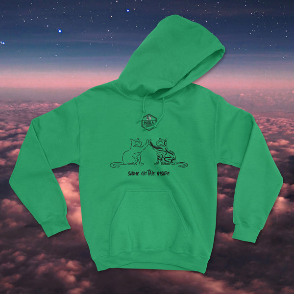 Same On The Inside Cat Friends Unisex Hoodie