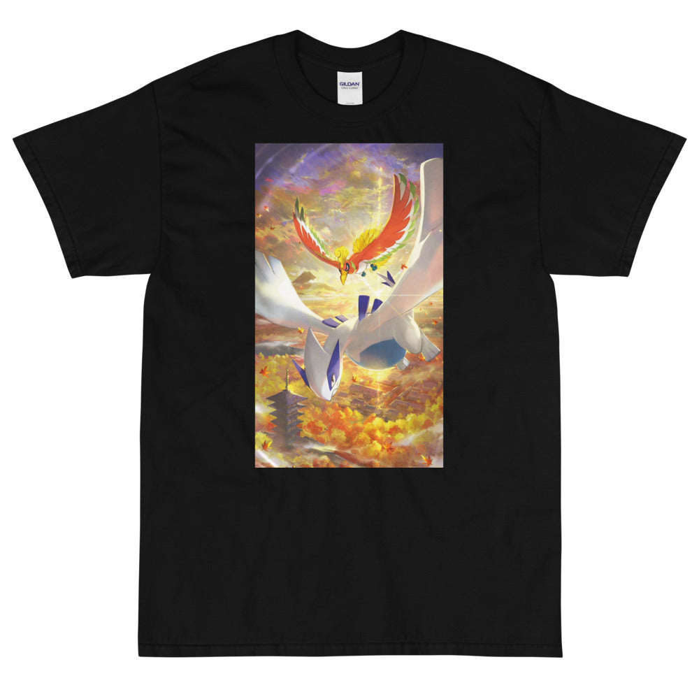 Lugia Ho-Oh Short Sleeve T-Shirt