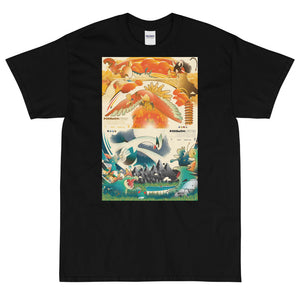 Legendary Lugia Ho-Oh Short Sleeve T-Shirt