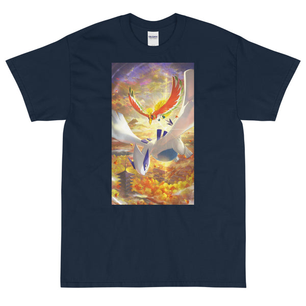 Lugia Ho-Oh Short Sleeve T-Shirt