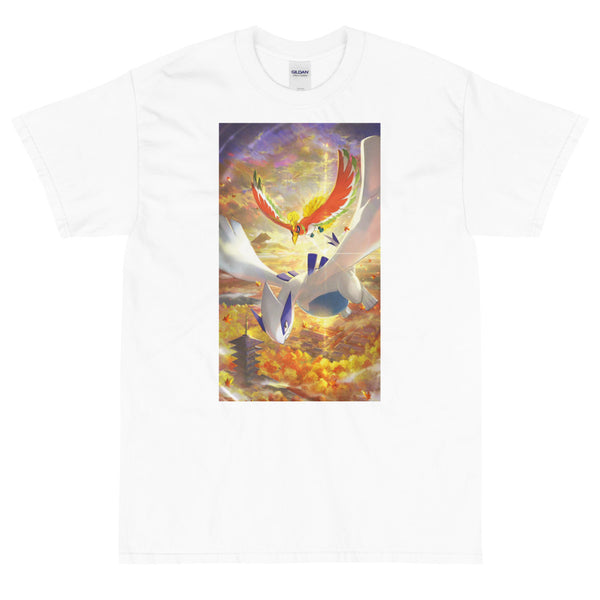 Lugia Ho-Oh Short Sleeve T-Shirt