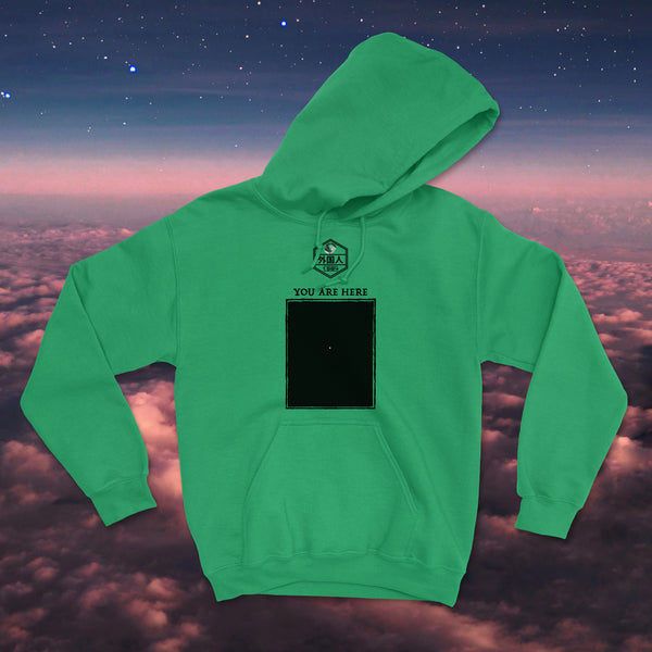 You Are Here Outer Space Unisex Hoodie