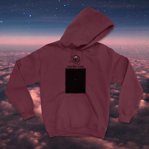 You Are Here Outer Space Unisex Hoodie