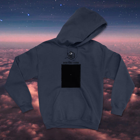 You Are Here Outer Space Unisex Hoodie