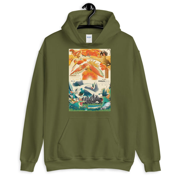 Legendary Lugia Ho-Oh Unisex Hoodie