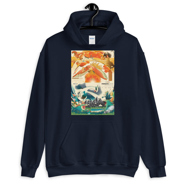 Legendary Lugia Ho-Oh Unisex Hoodie