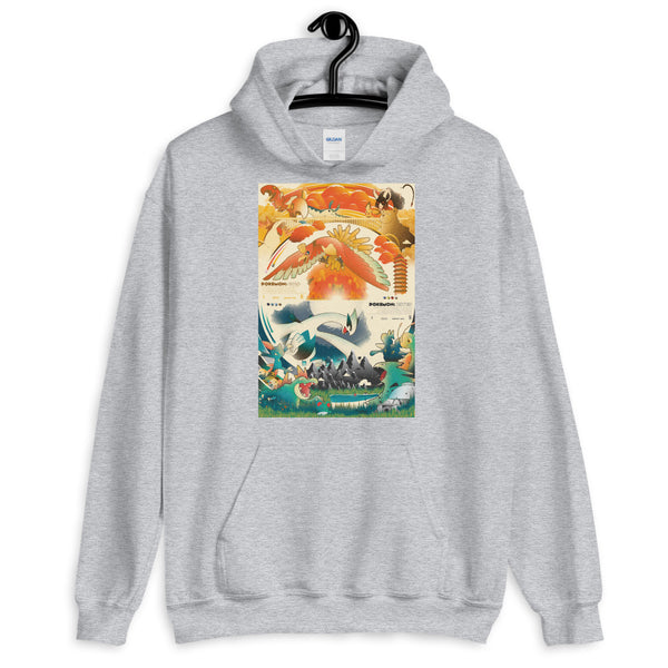 Legendary Lugia Ho-Oh Unisex Hoodie